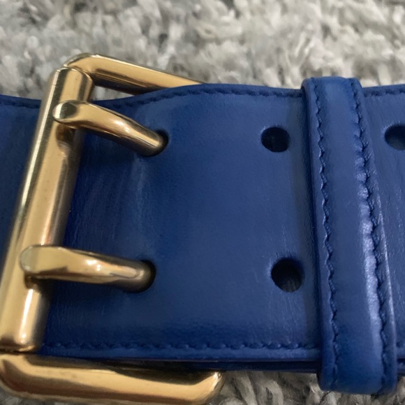 Ralph Lauren Accessories - Ralph Lauren collection Royal blue leather belt.
